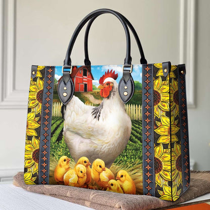  Leather Bag Chicken Leather Bag Sunflower Chicken