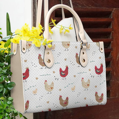  Leather Bag Chicken Personalized Leather Bag Cute Chickens