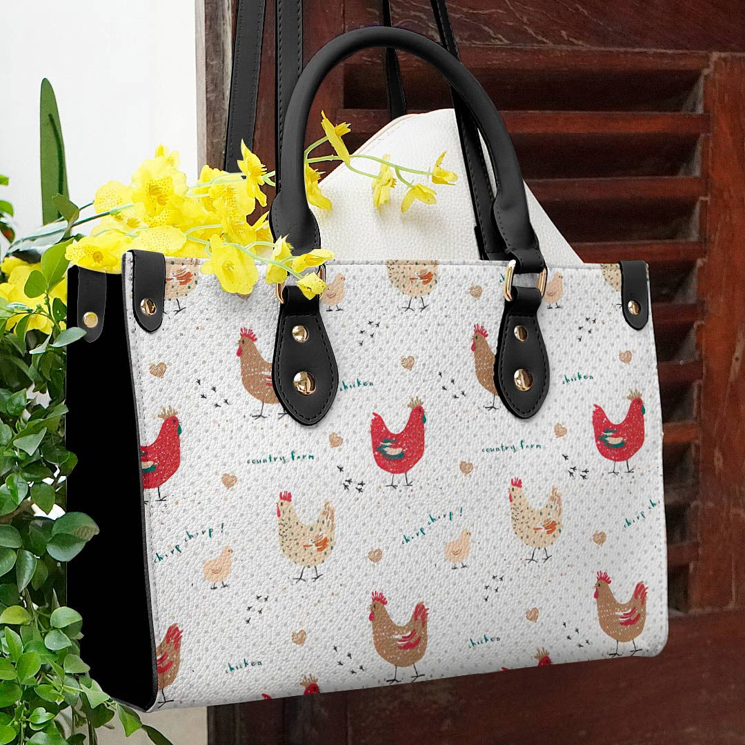  Leather Bag Chicken Personalized Leather Bag Cute Chickens