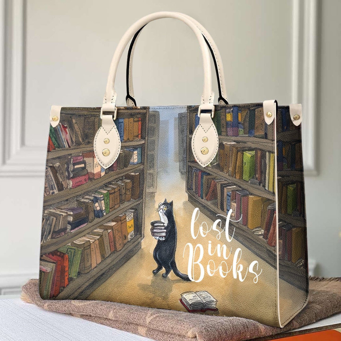  Leather Bag Reading Leather Bag Lost in books