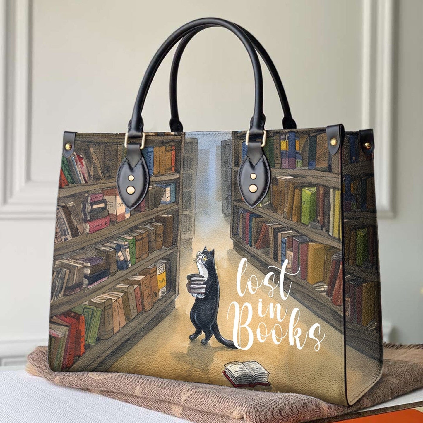  Leather Bag Reading Leather Bag Lost in books