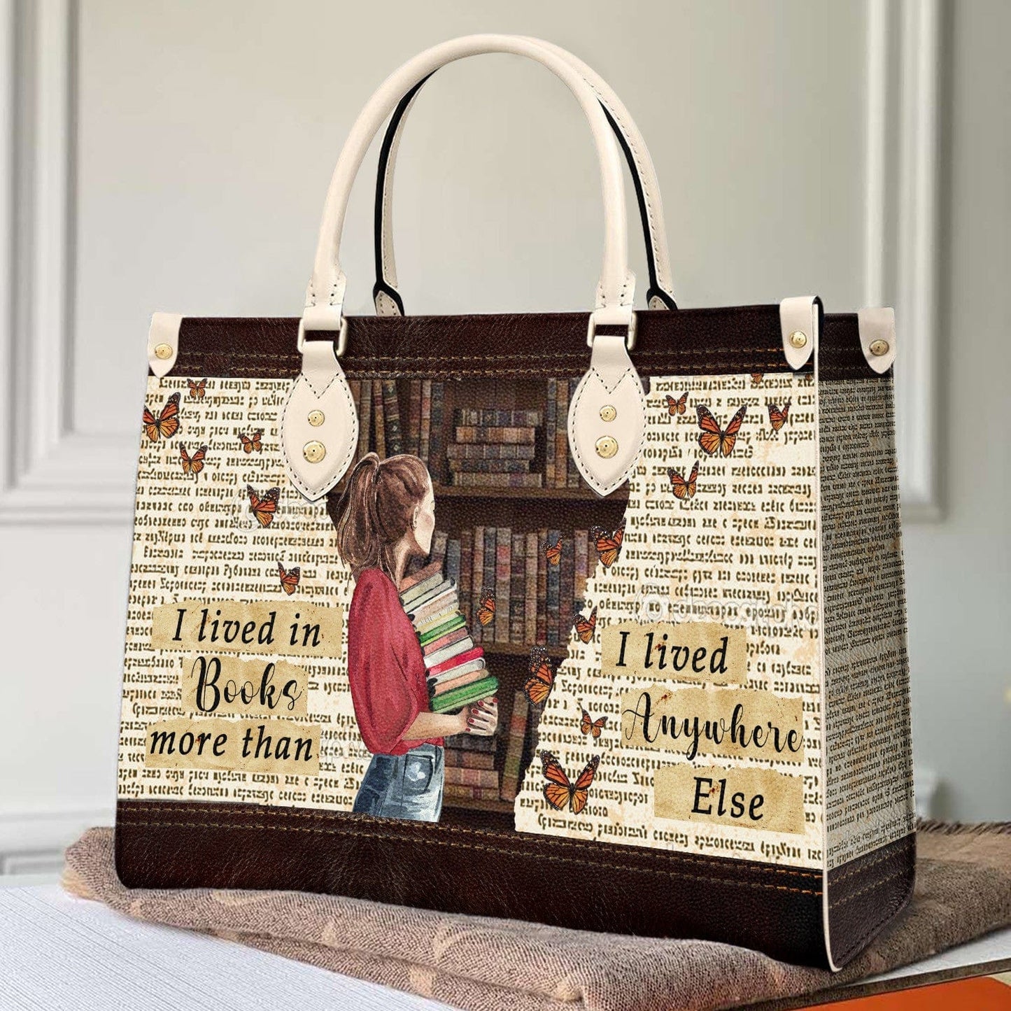  Leather Bag Reading Leather Bag Lived in books