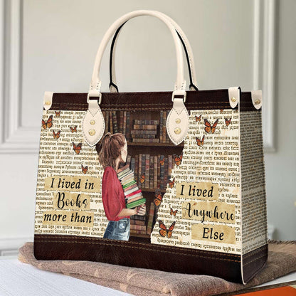  Leather Bag Reading Leather Bag Lived in books