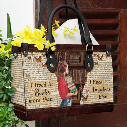  Leather Bag Reading Leather Bag Lived in books