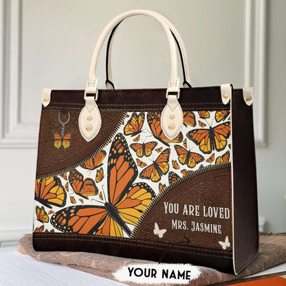  Leather Bag Butterfly Personalize Leather Bag You Are Loved