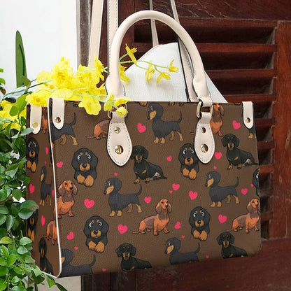  Leather Bag Dog Leather Bag Lovely Dachshunds