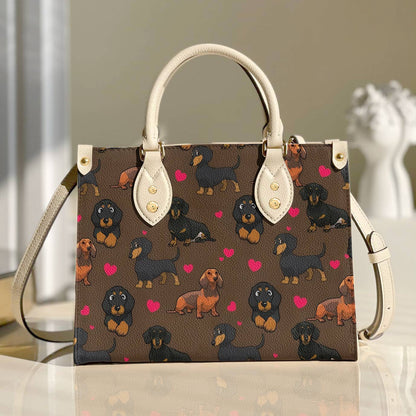  Leather Bag Dog Leather Bag Lovely Dachshunds
