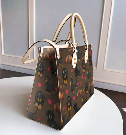  Leather Bag Dog Leather Bag Lovely Dachshunds
