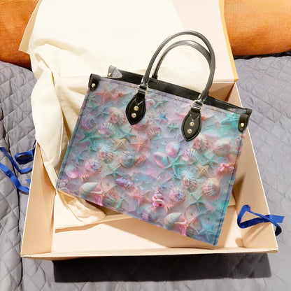 Coastal Shell Leather Bag