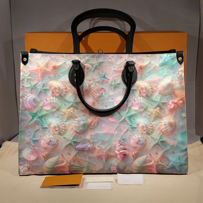 Coastal Shell Leather Bag