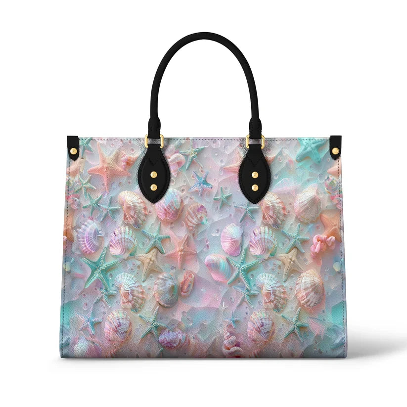 Coastal Shell Leather Bag