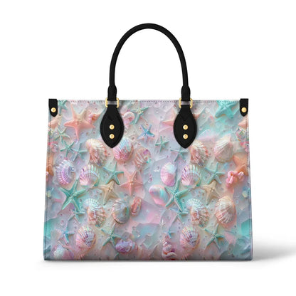 Coastal Shell Leather Bag