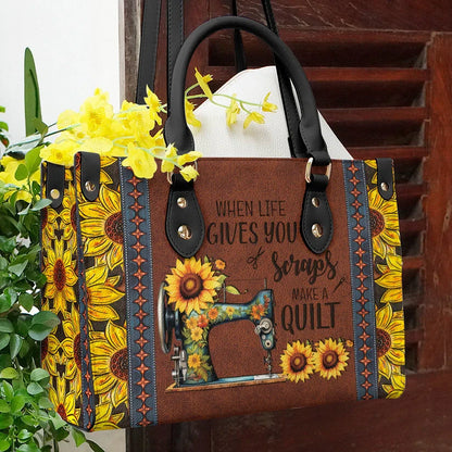 Quilting Make A Quilt Leather Bag