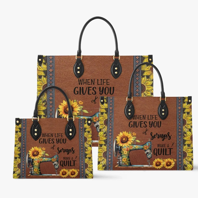 Quilting Make A Quilt Leather Bag