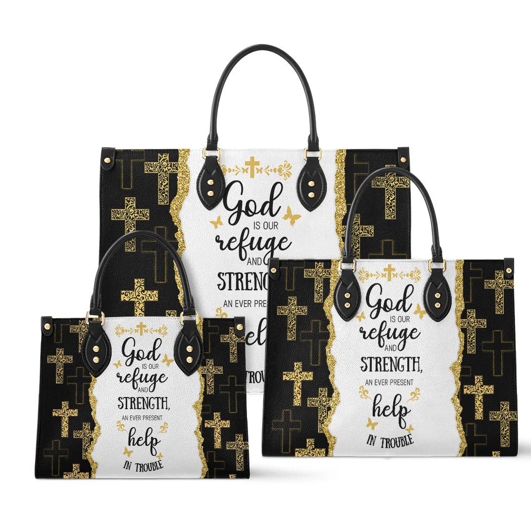  Leather Bag God Is Strength