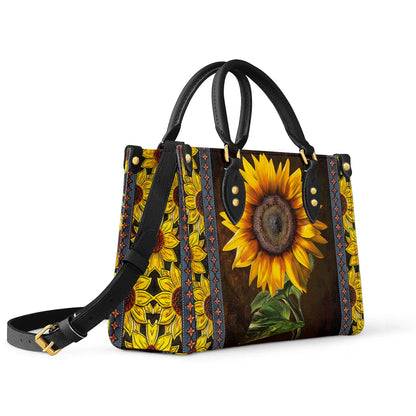  Leather Bag Sunflower Faith Hope