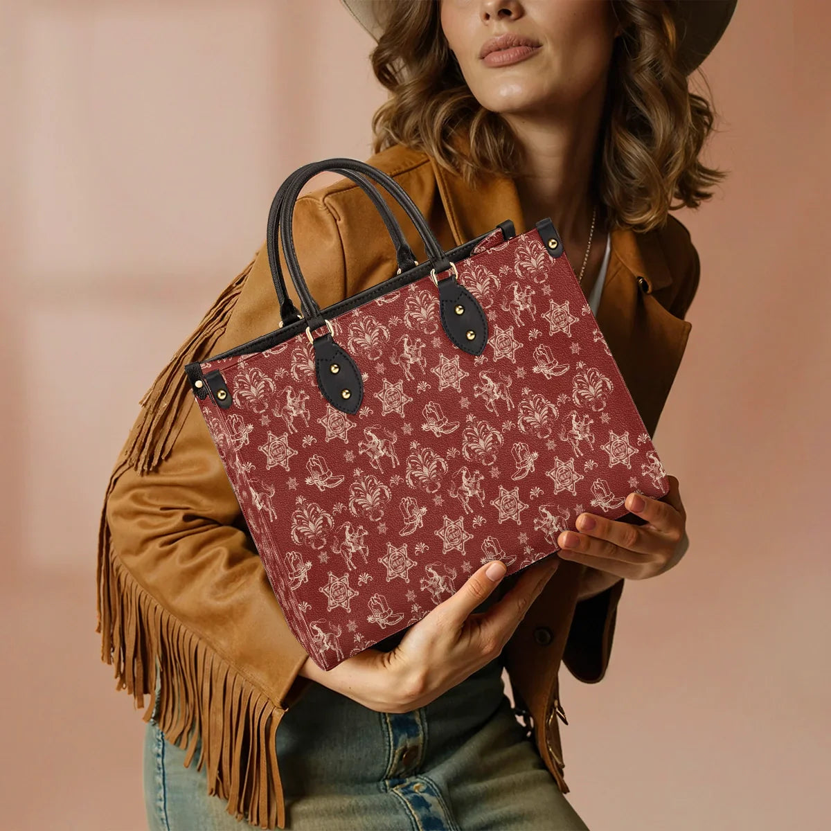  Rodeo Rouge Leather Bag