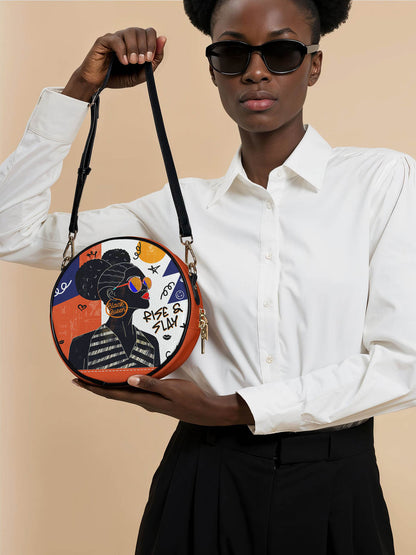 "Sanaa" Salt Pop Circle Crossbody Bag