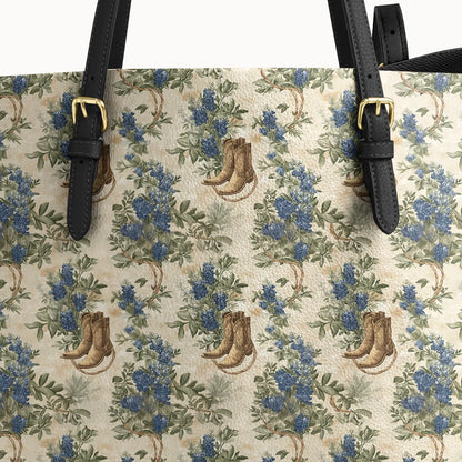  Texan Bloom Leather Tote Bag