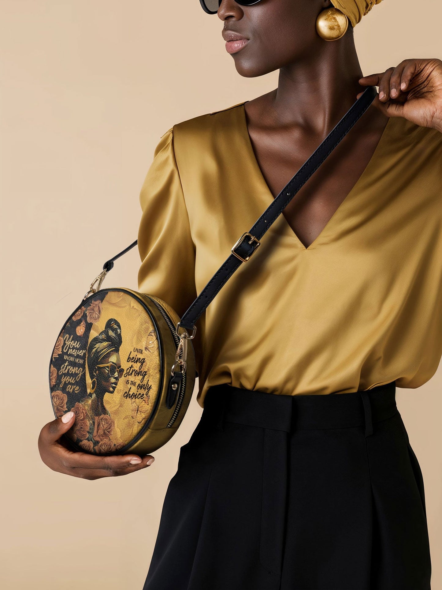 "Siyanda" Circle Crossbody Bag