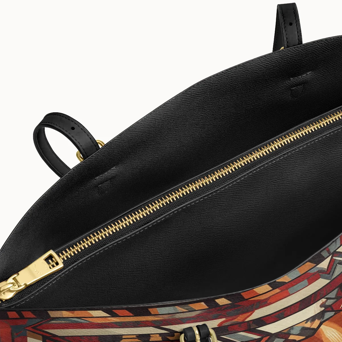  Sunrise Spirit Leather Tote Bag