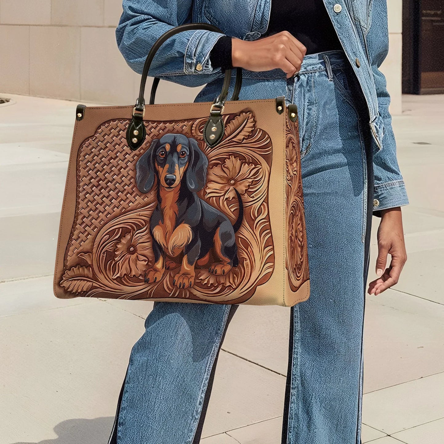  Leather Bag Dachshund Strength