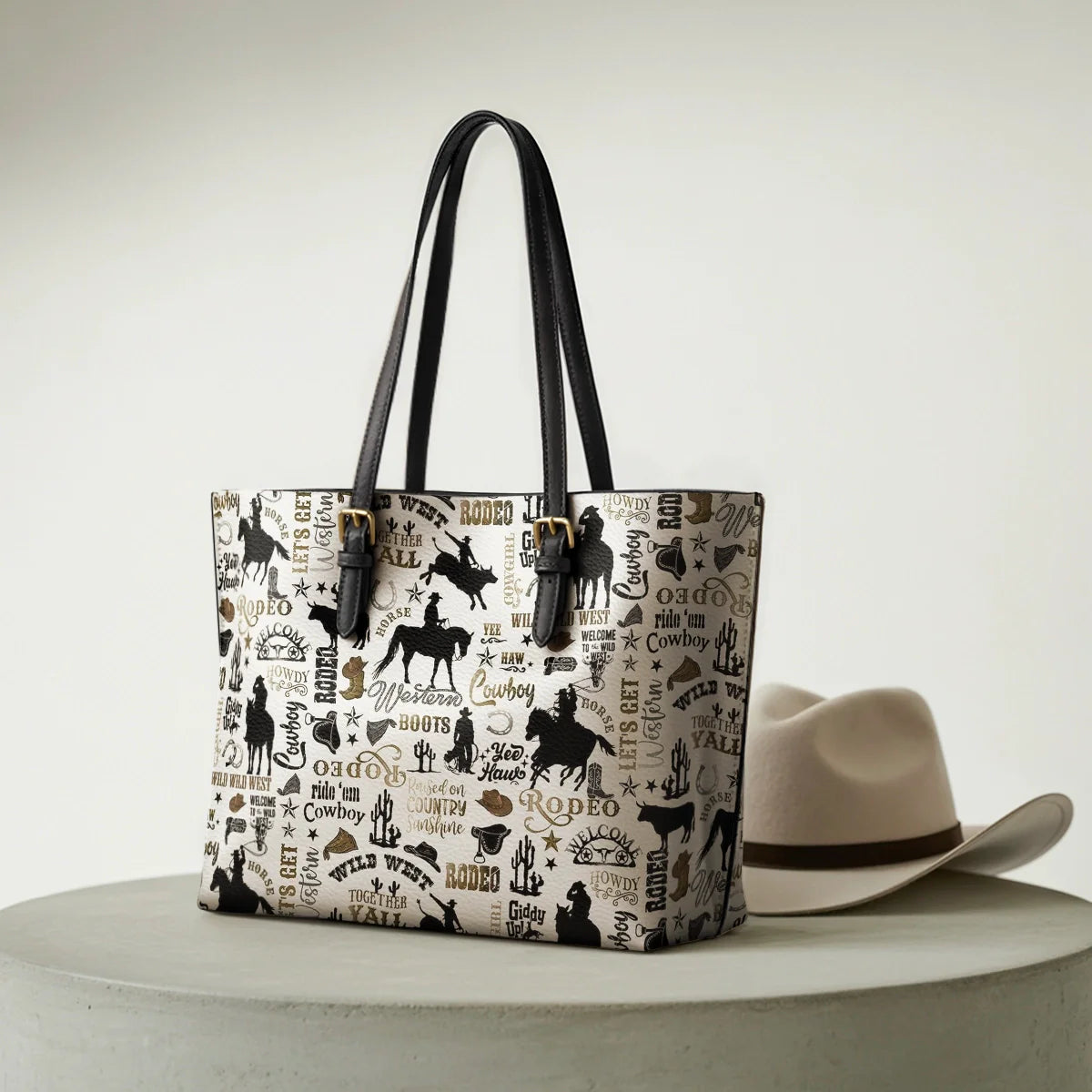  Rodeo Spirit Leather Tote Bag