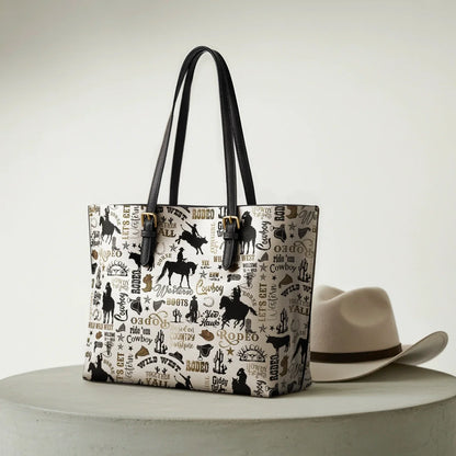  Rodeo Spirit Leather Tote Bag