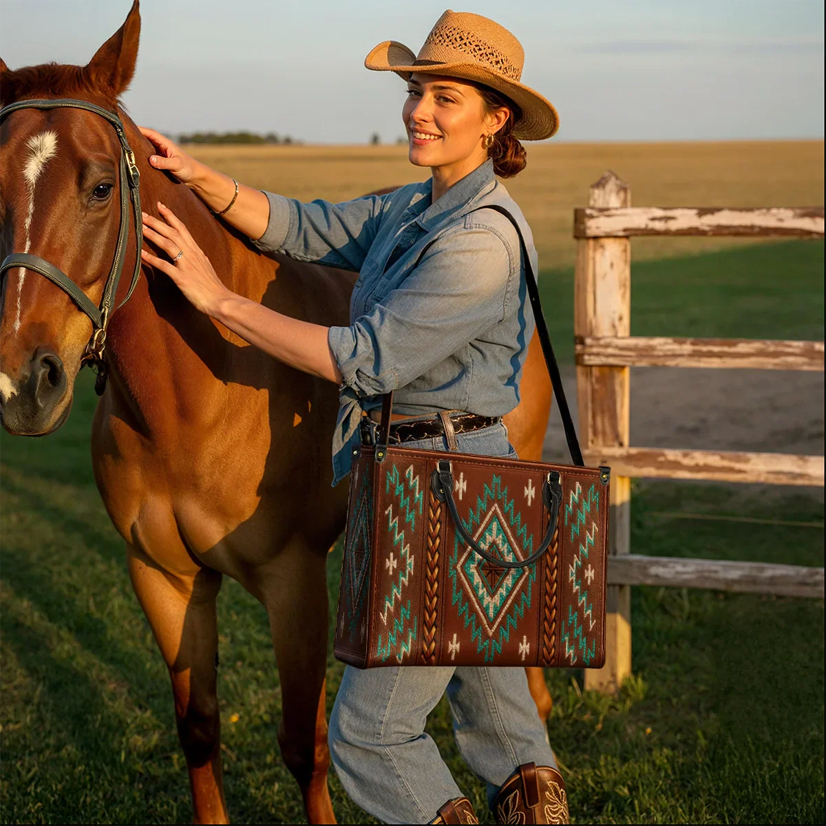  Sundance Echo Leather Bag
