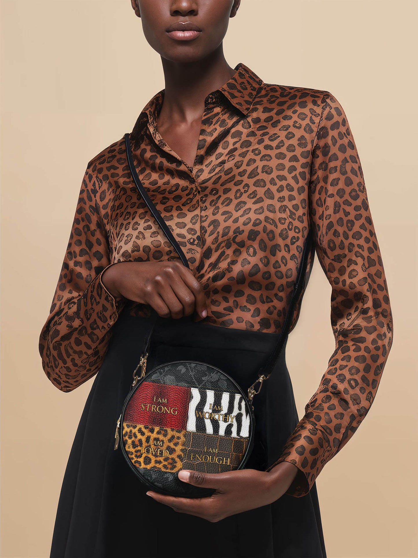 "Kadia" Circle Crossbody Bag