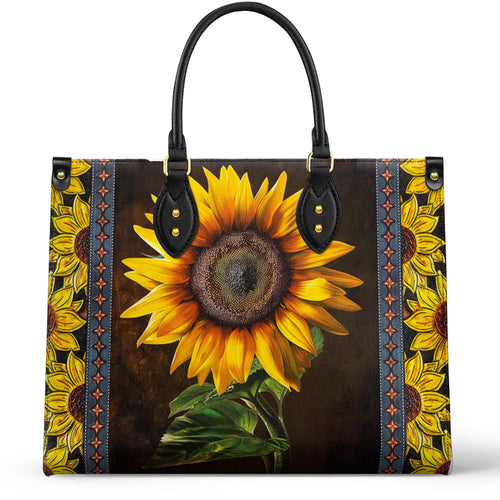  Leather Bag Sunflower Faith Hope