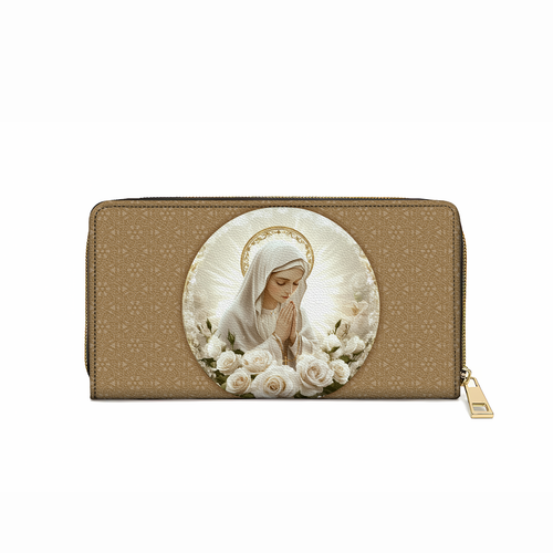  Leather Clutch Purse With Wristlet Strap Handle Heavenly Grace