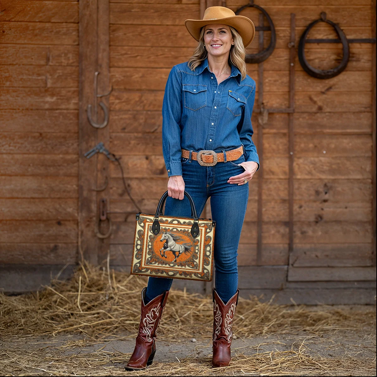  Amber Gallop Leather Bag