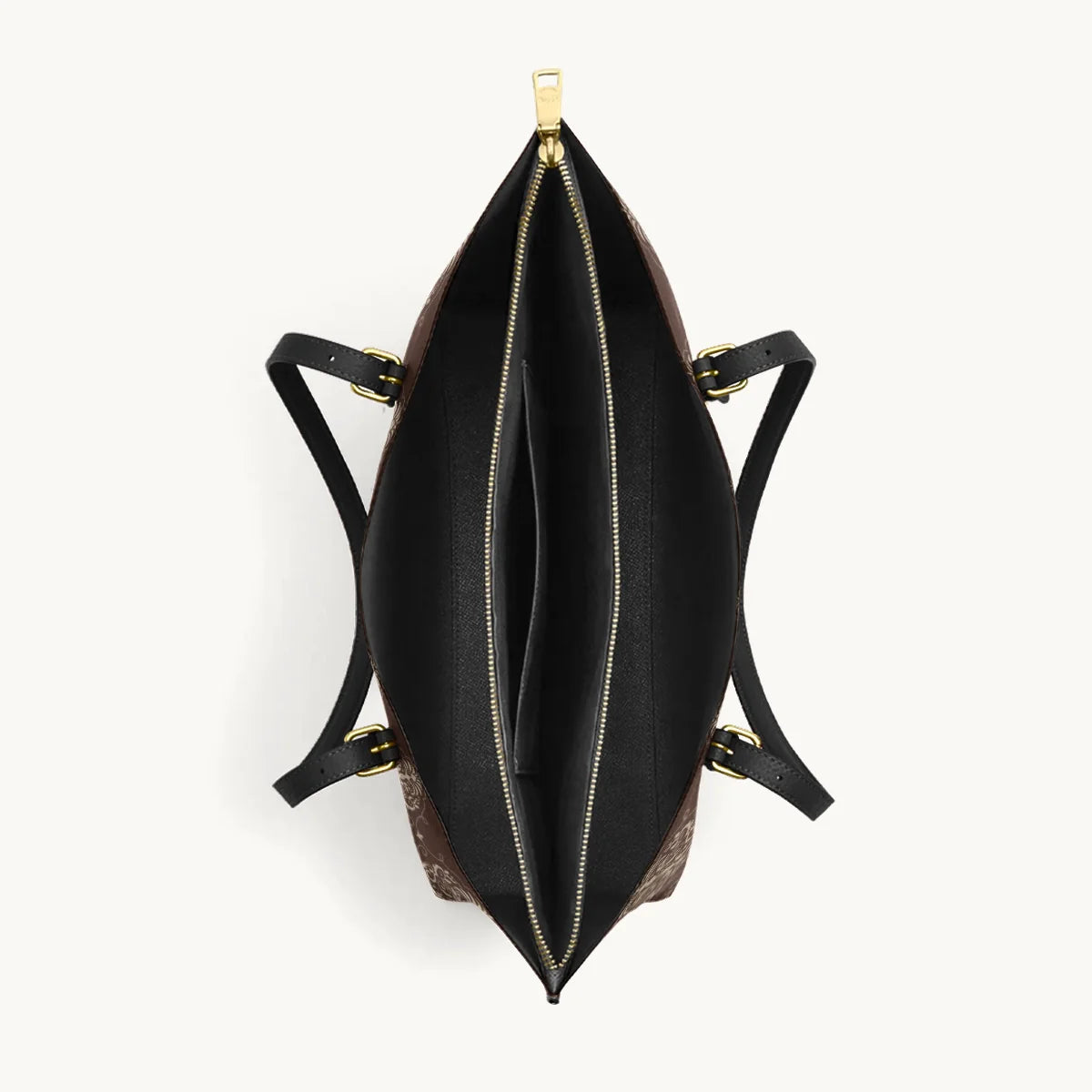  Bronco Baroque Leather Tote Bag