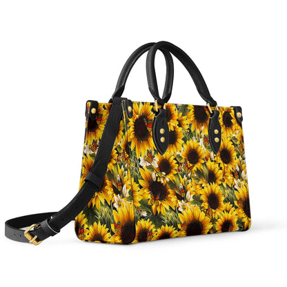  Leather Bag Shine Gorgeous Sunflower