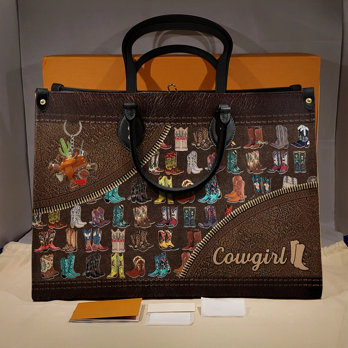  Leather Bag Cowgirl Collection Boot