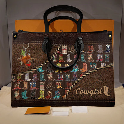  Leather Bag Cowgirl Collection Boot