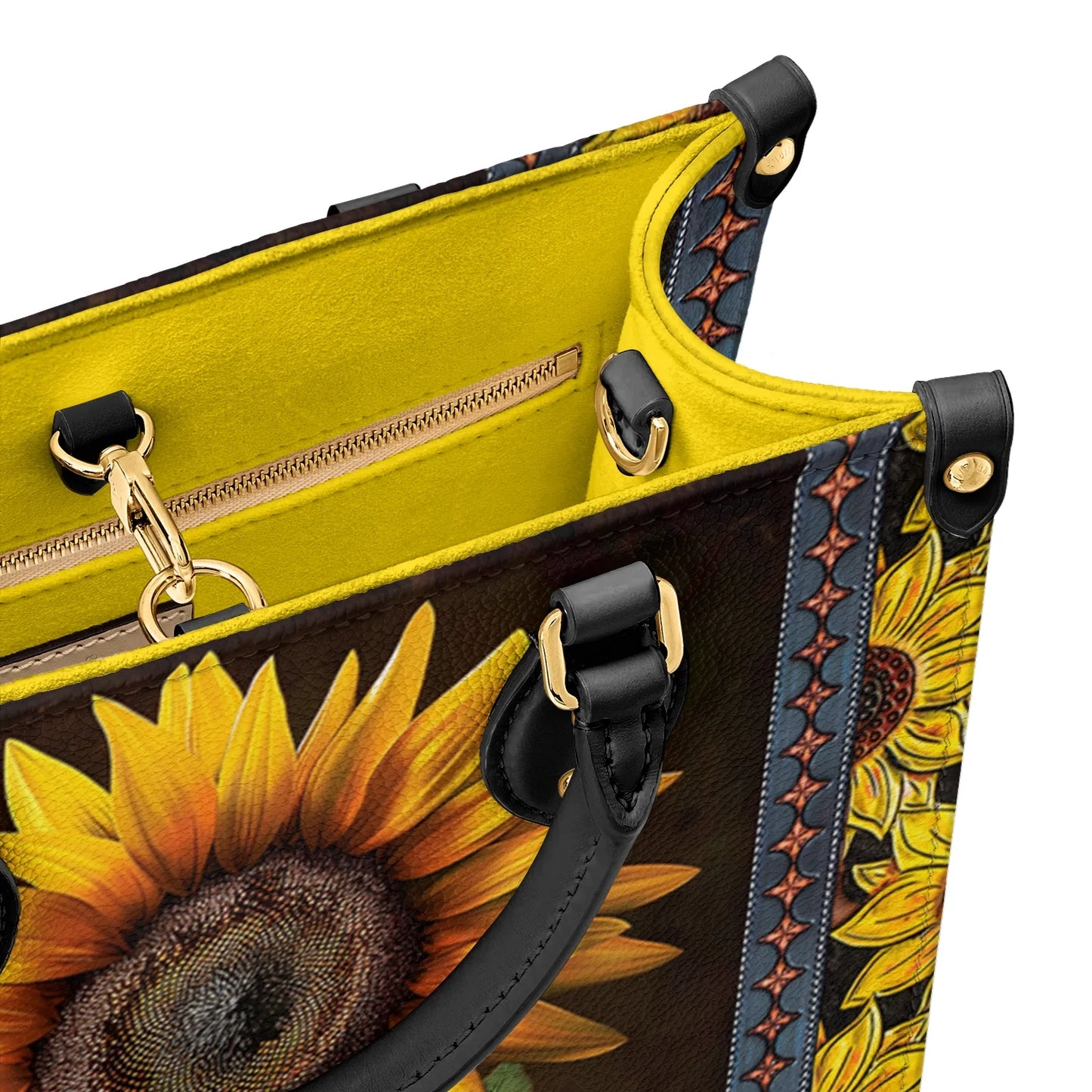  Leather Bag Sunflower Faith Hope