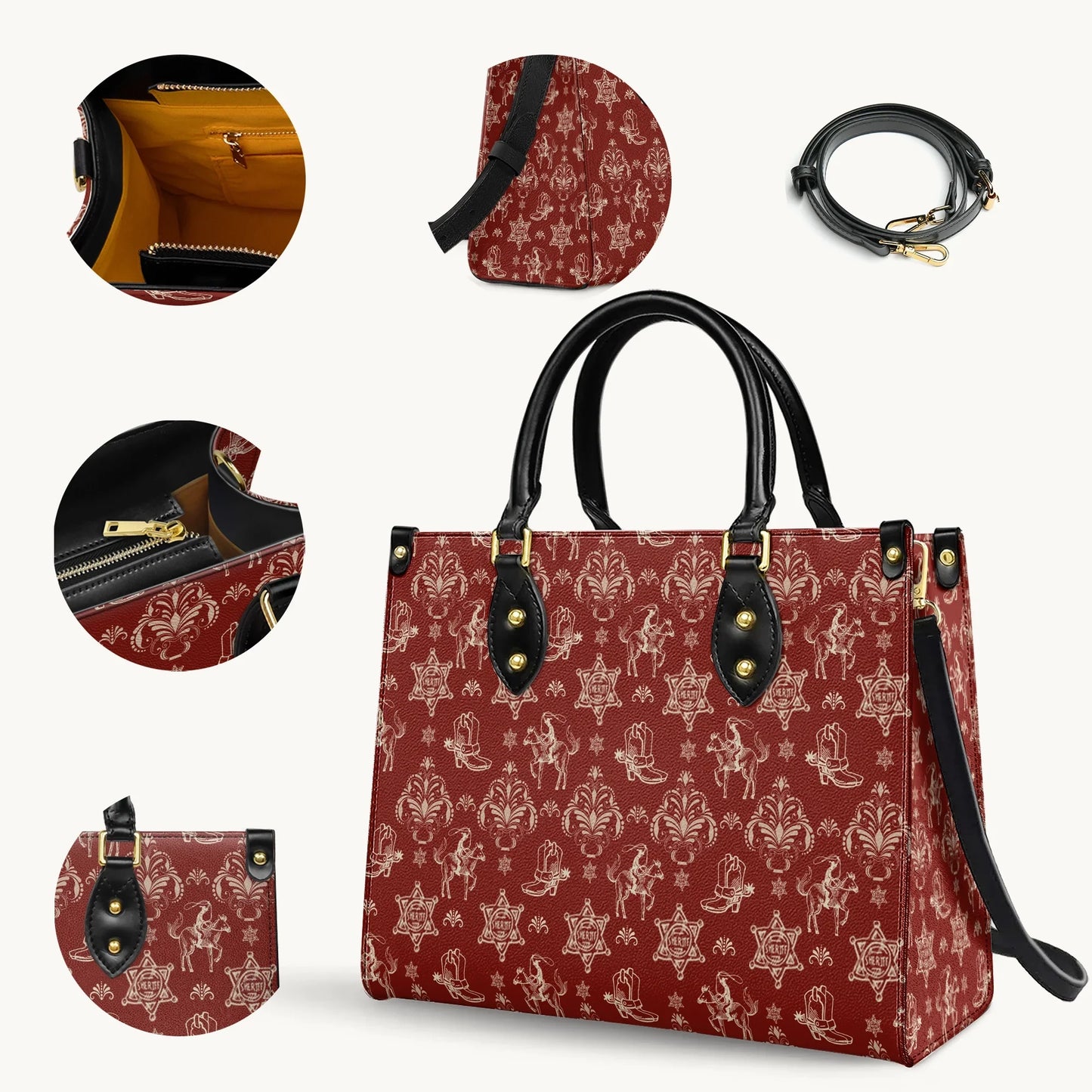  Rodeo Rouge Leather Bag