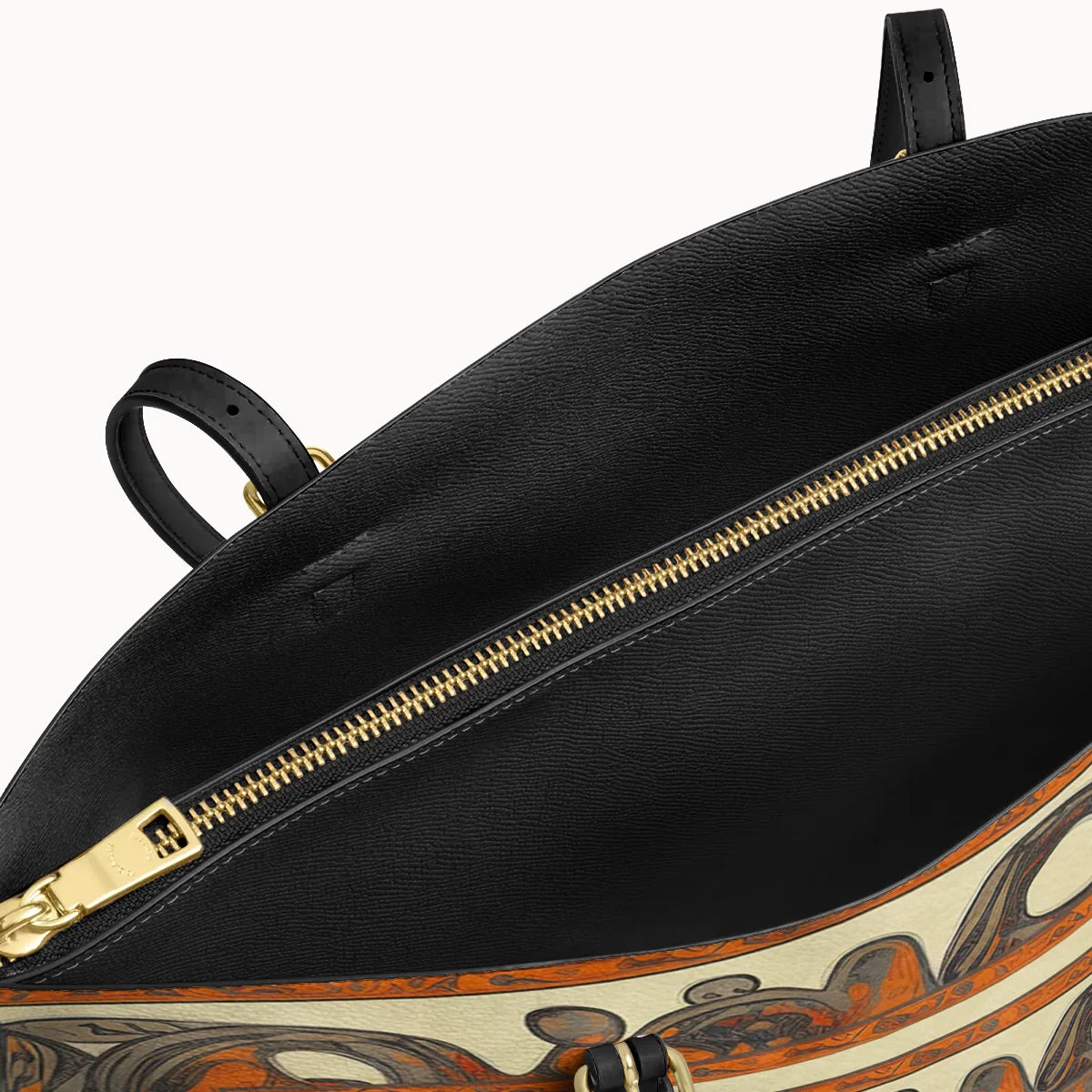  Amber Gallop Leather Tote Bag