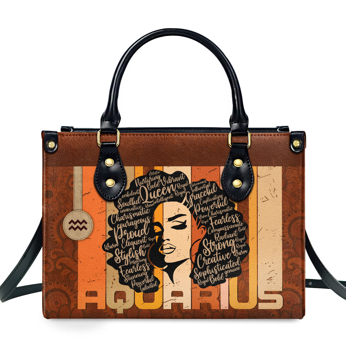 Horoscope Personalized Leather Bag