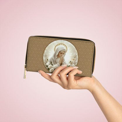  Leather Clutch Purse With Wristlet Strap Handle Heavenly Grace