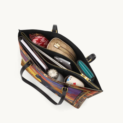  Wildfire Run Leather Tote Bag