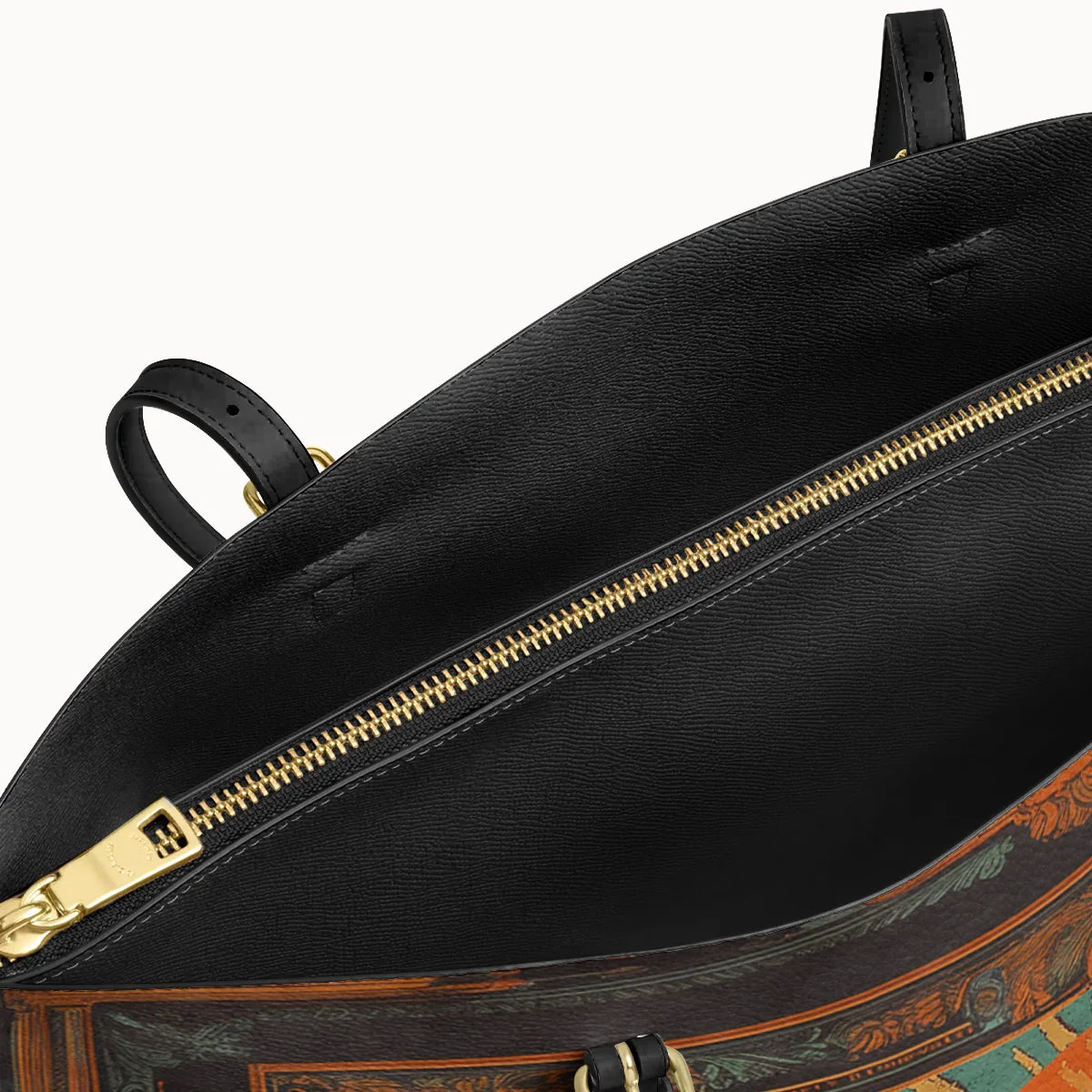  Desert Storm Horse Leather Tote Bag