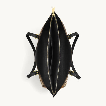  Golden Horse Harmony Leather Tote Bag