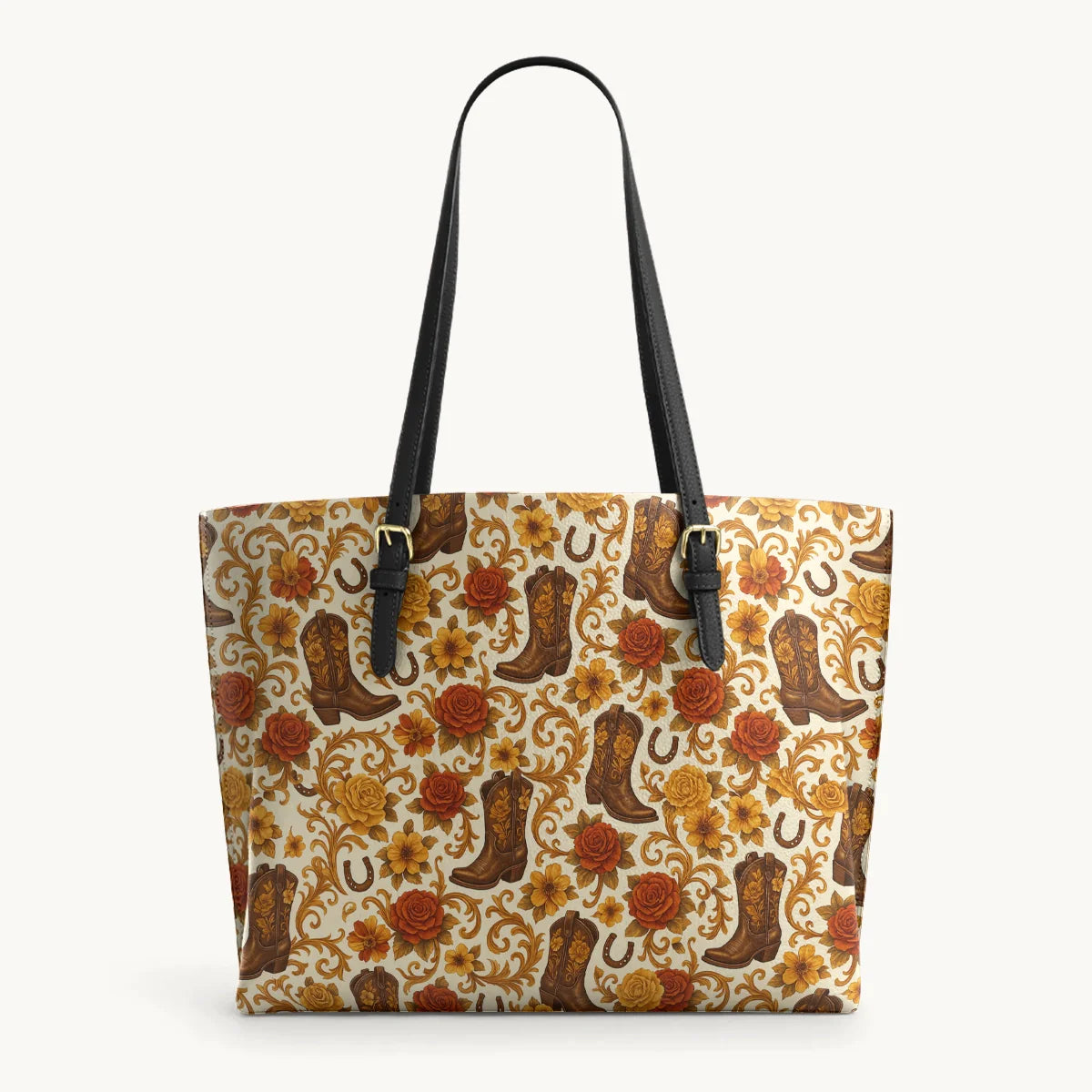  Blossom Boots Leather Tote Bag