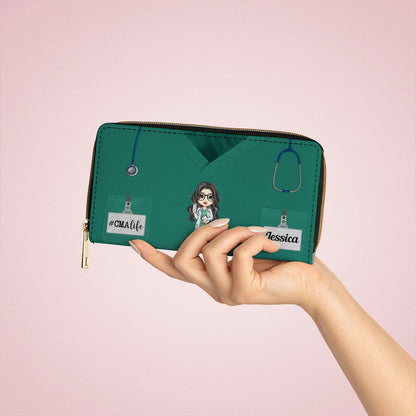  Because Your Life Is Worth My Time - Personalized Wallet