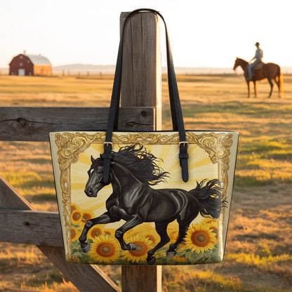  Sunfire Gallop Leather Tote Bag