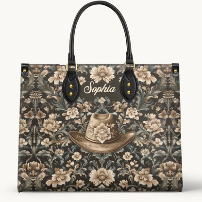  Personalized Cowgirl Grace Leather Bag