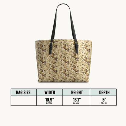  Bronze Meadow Leather Tote Bag